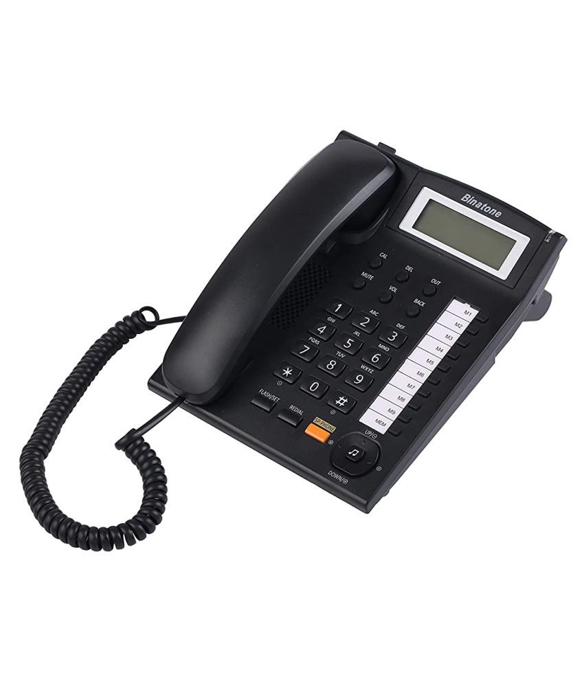Buy Binatone Concept 851 Corded Landline Phone ( Black ) Online at Best