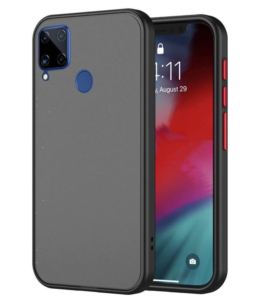 Soft Case Smoke Cover Realme Narzo 20 Dim Smoke Realme Narzo 20