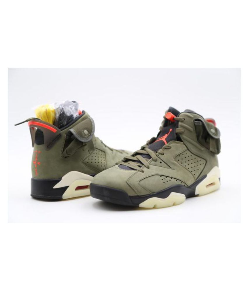 La Travis Scott x Air Jordan 6 Medium Olive se dÃ©voile en images - Le Site de la Sneaker