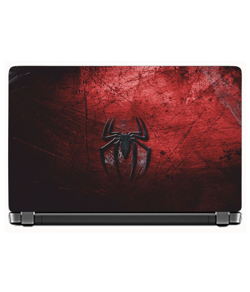     			Laptop Skin Red Spider Premium Matte vinyl HD printed Easy to Install Laptop Skin/Sticker/Decal/Vinyl/Cover for all size laptops upto 15.6 vinyl Laptop Decal 15.6