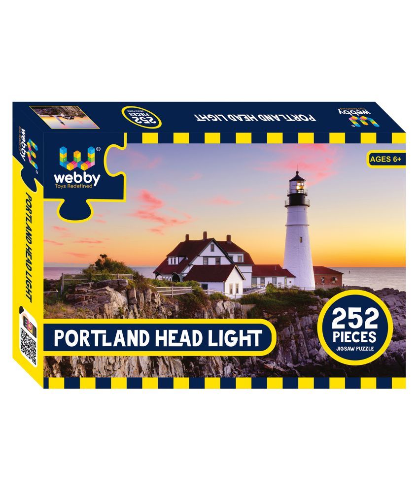     			Webby Portland Head Light Cardboard Jigsaw Puzzle, 252 pieces