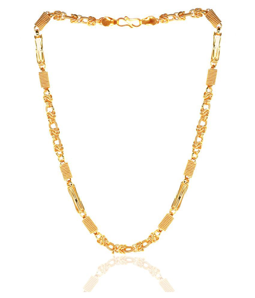     			KRIMO Gold Plated Mens Necklace Chain-1005