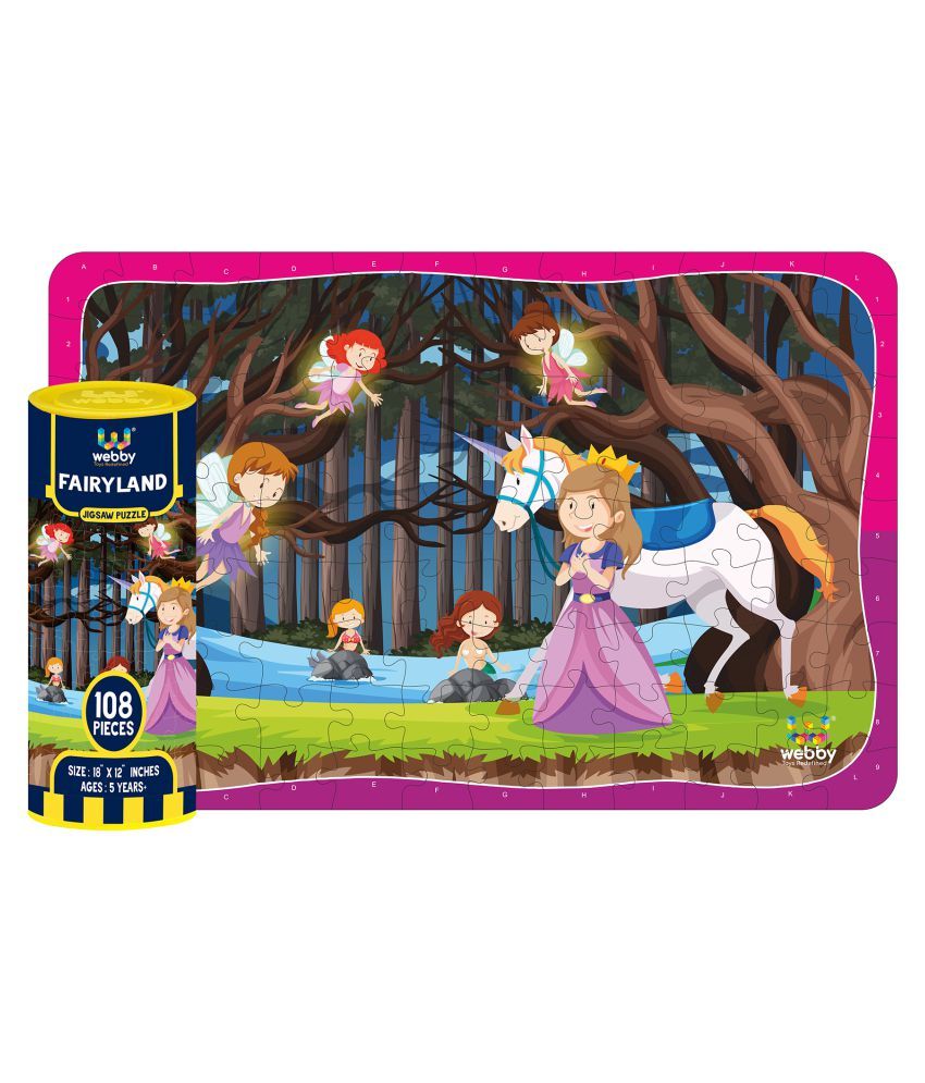     			Webby Fairyland Jigsaw Puzzle, 108 Pieces