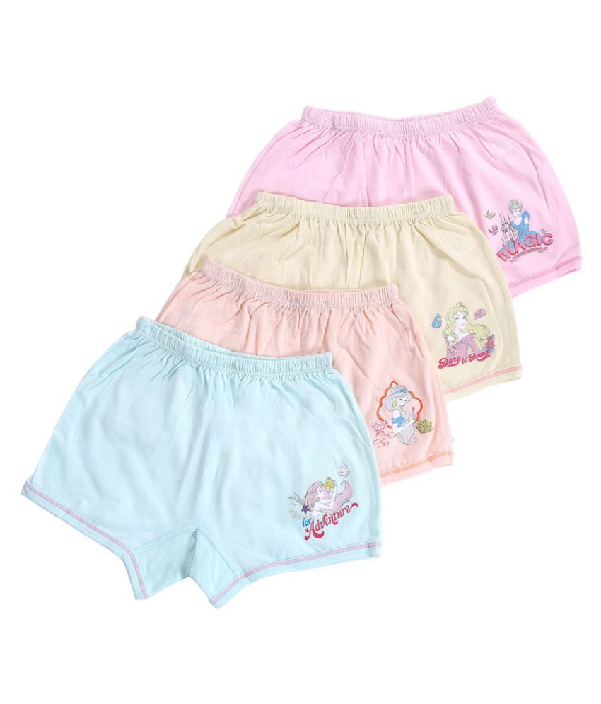     			Bodycare Kids Pack of 4 100% Cotton Panties For Girls ( Multi )