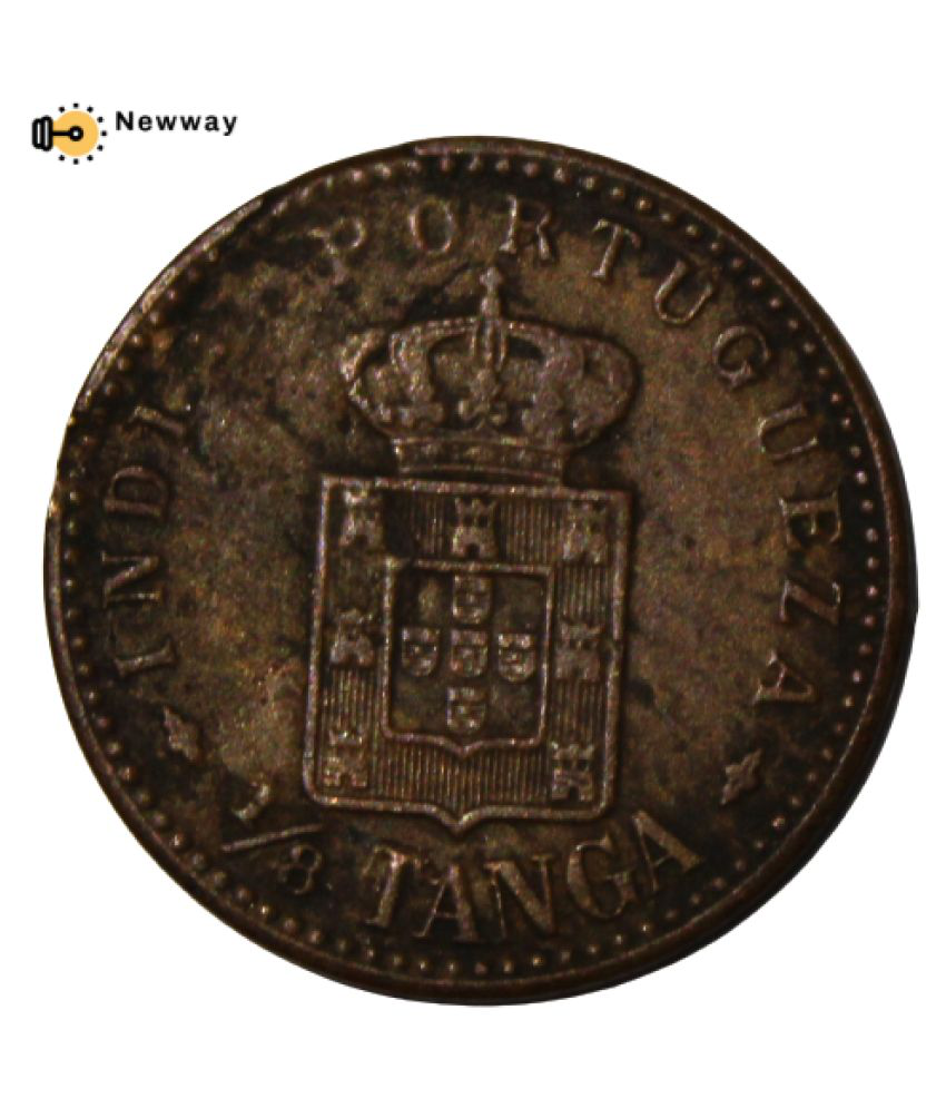     			newWay - Newway - 1/8 Tanga 1901 - Carlos I (Lisboa Mint) Portuguese India Extremely Rare Very Small Coin 1 Numismatic Coins