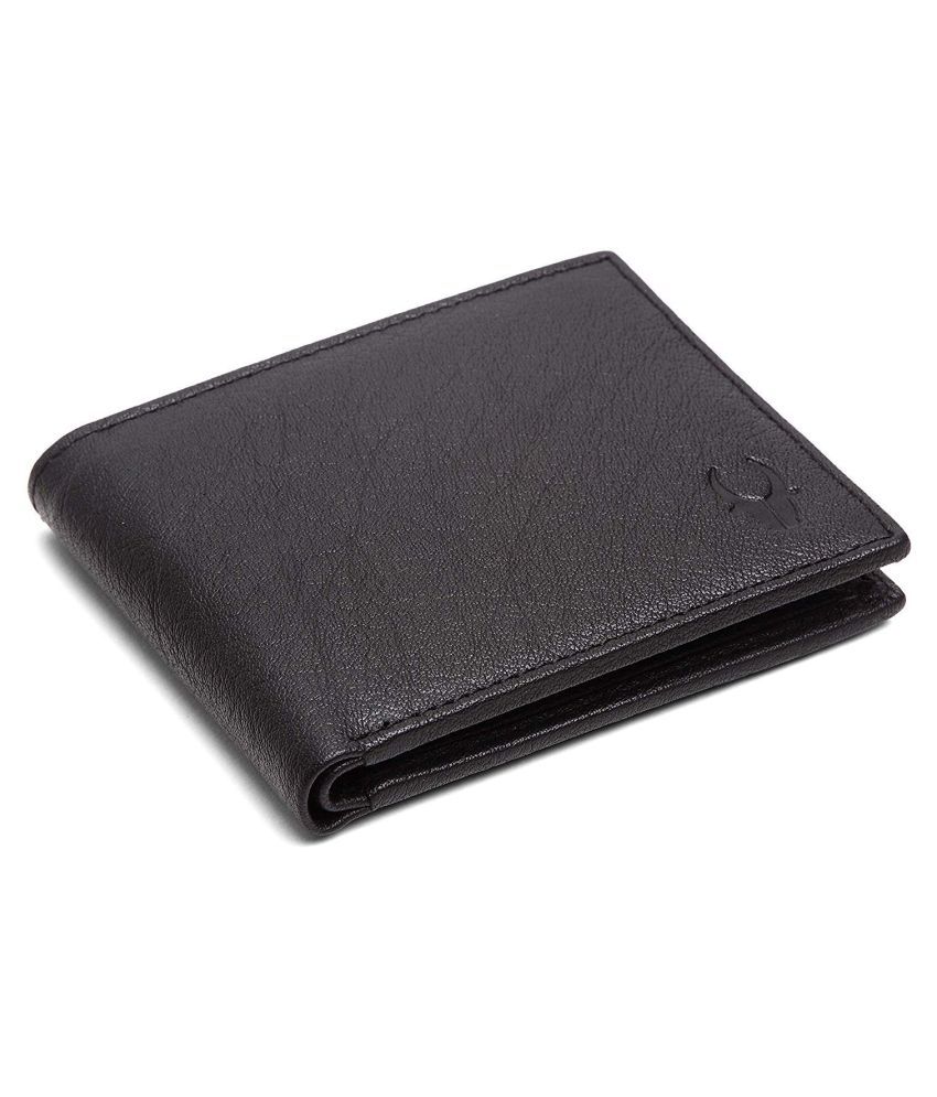 WildHorn Leather Black Casual Regular Wallet: Buy Online at Low Price ...