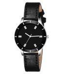 EMPERO Leather Round Womens Watch