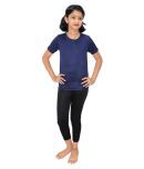 Goodluck Girls Short Sleeve Swim T-Shirt With Swim Pant