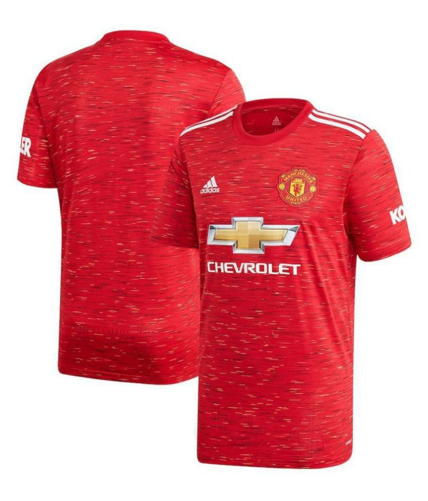 manchester united home jersey Red Polyester Jersey - Buy manchester