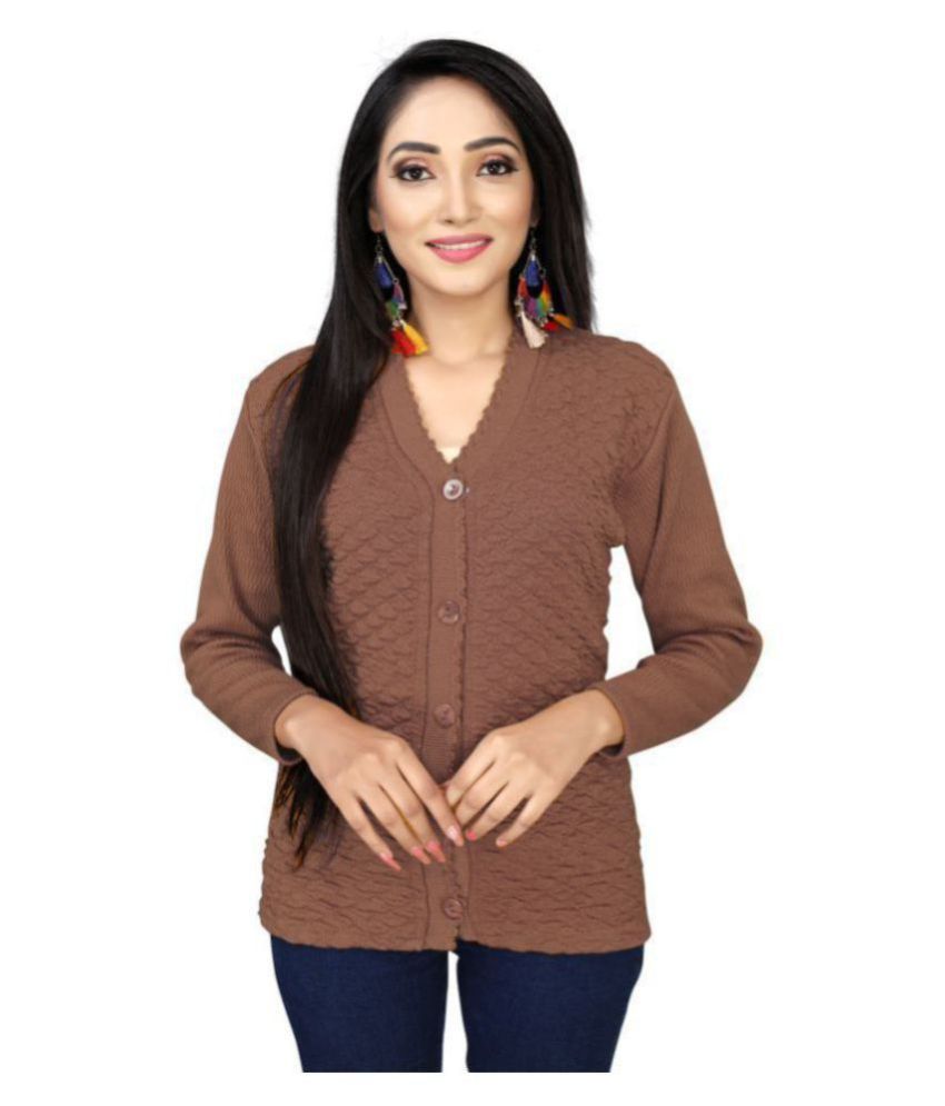 buttoned cardigan top