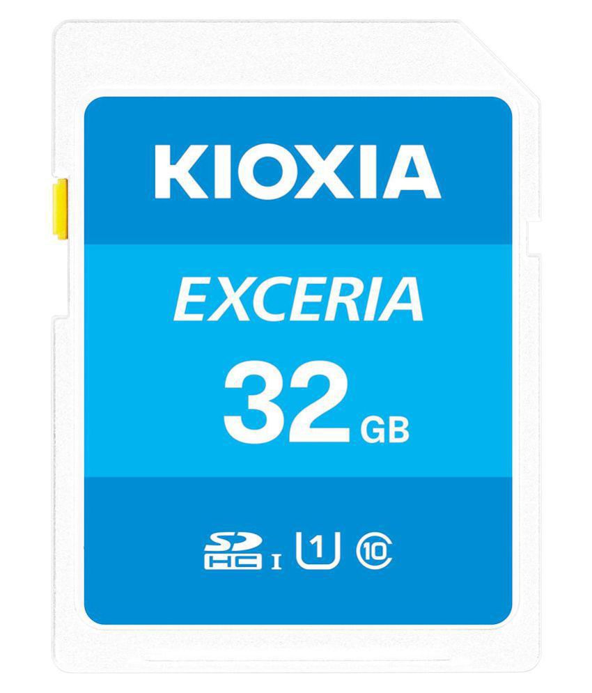 KIOXIA 32GB SDHC UHS-I 100 Mb/s*1 Camera Card