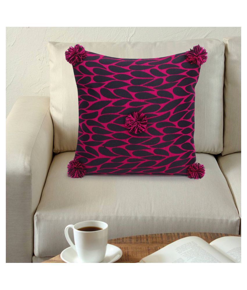     			mezposh Single Polyester Cushion Covers 40X40 cm (16X16)