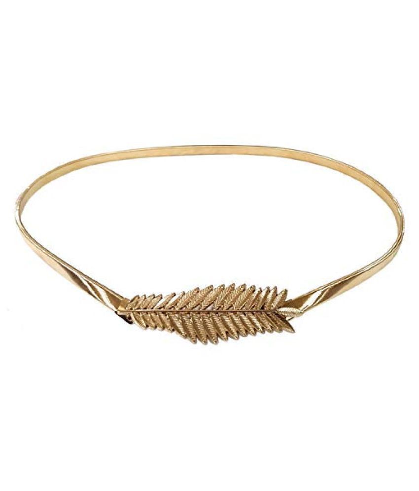     			Romp Fashion Golden Leaf Buckle Stretchable Waist Belt for Girls and Women ASIN:B08HWPLMJH  Amazon Sales Rank: 4099  Competing Marketplace Offers: No current offers  View Listings on Amazon More Info 