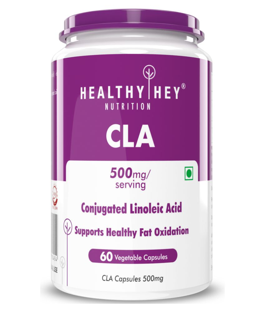     			HEALTHYHEY NUTRITION Conjugated Linoleic Acid 60 capsules Capsule 500 mg