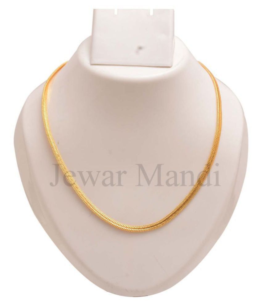 Jewar Mandi - Gold Plated Chain ( Pack of 1 )