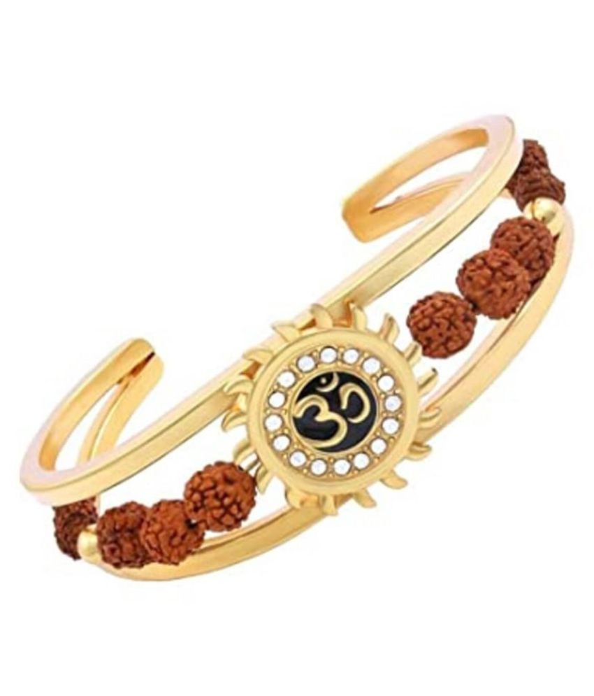     			Plated Rudraksha OM Bracelet For Men’s