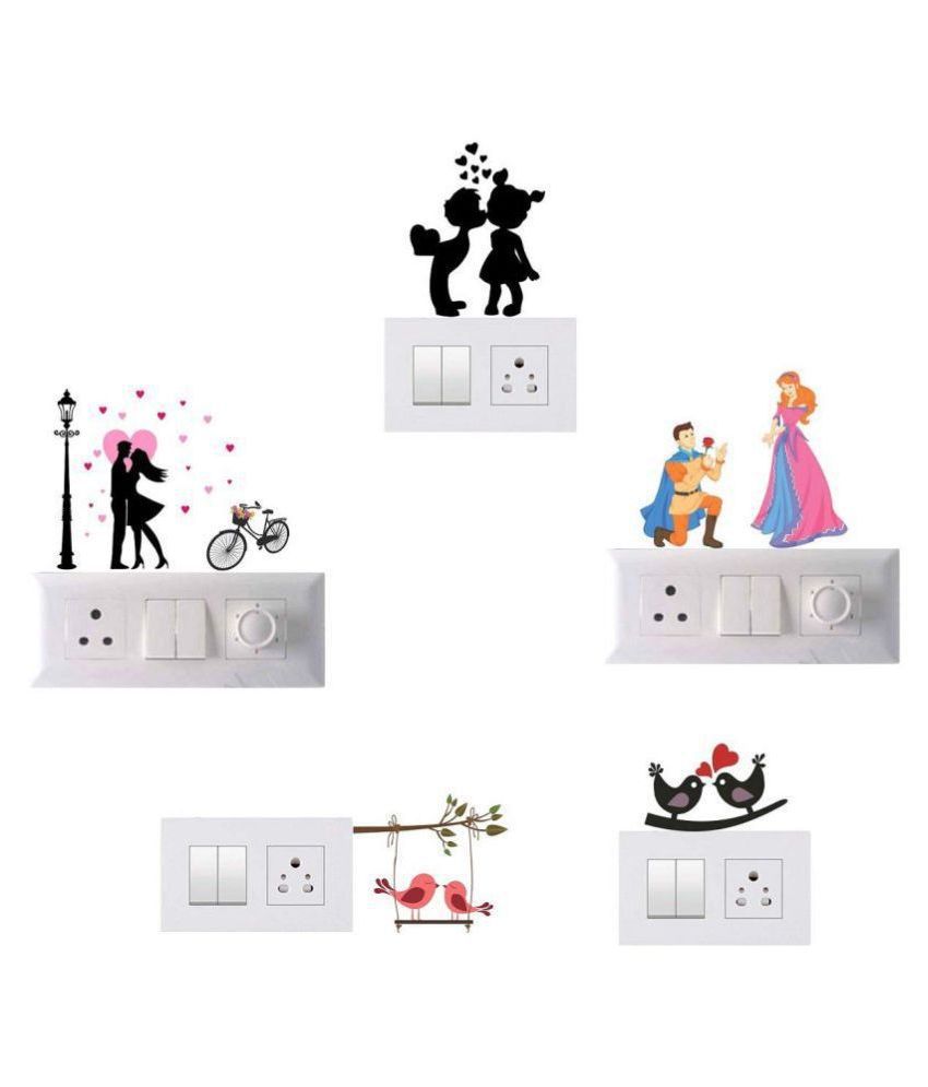 Asmi Collection Switches Sticker Romance & Love Sticker ( 12 x 20 cms )