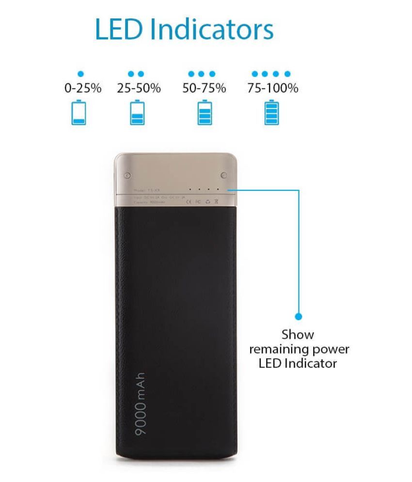 Bluei Ts x9 9000 mAh Li Polymer Power Bank Assorted