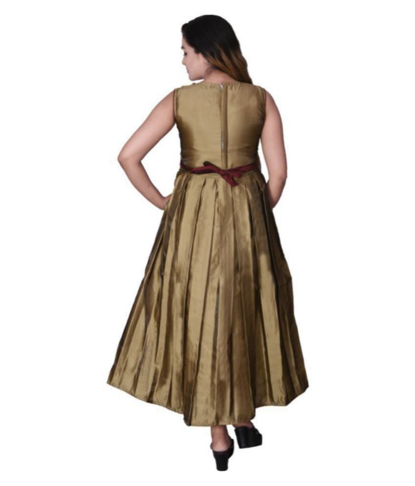 golden frock