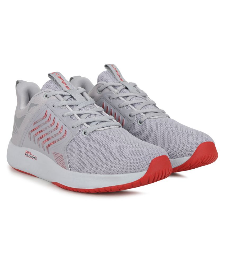     			Campus JUNO Grey Men's Sports Running Shoes