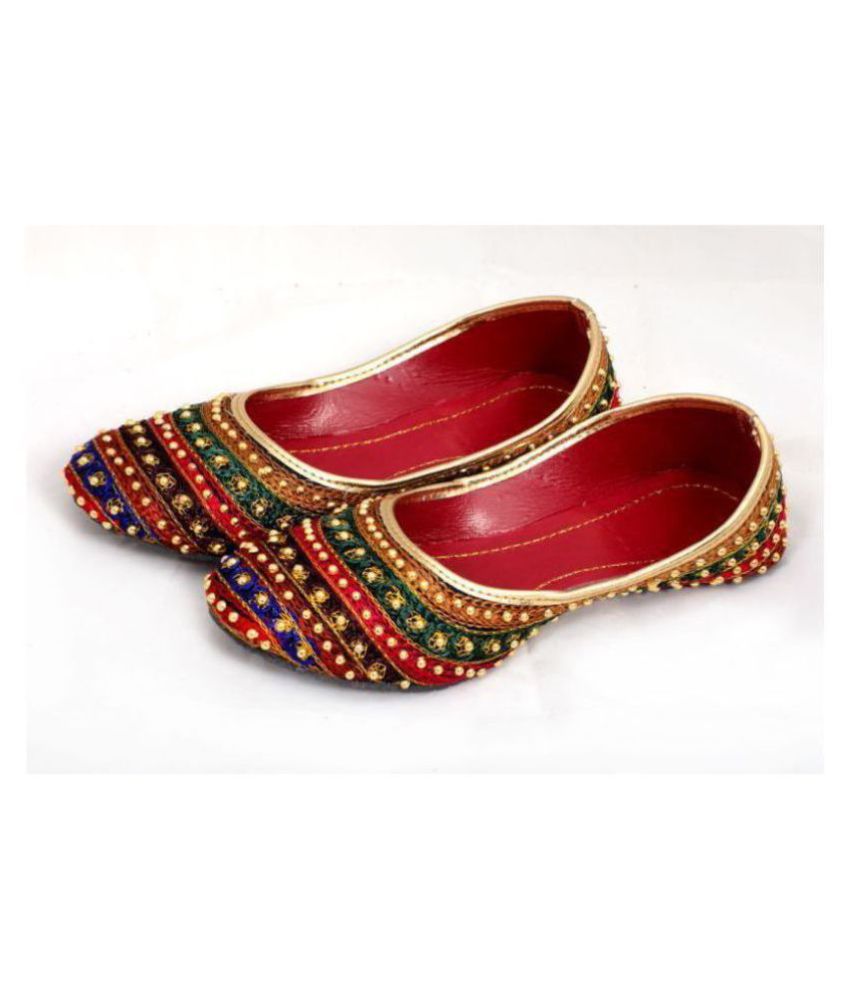 Apratim Multi Color Ethnic Footwear