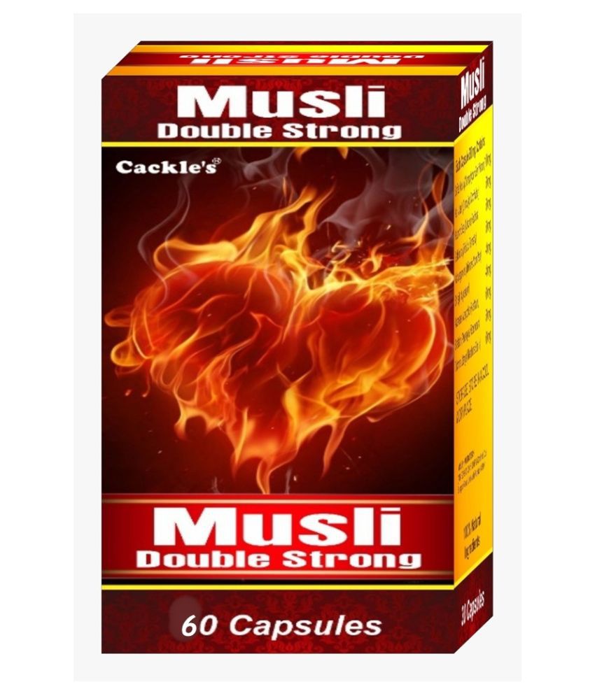     			Cackle's Ayurvedic Musli Double Strong Capsule 60 no.s