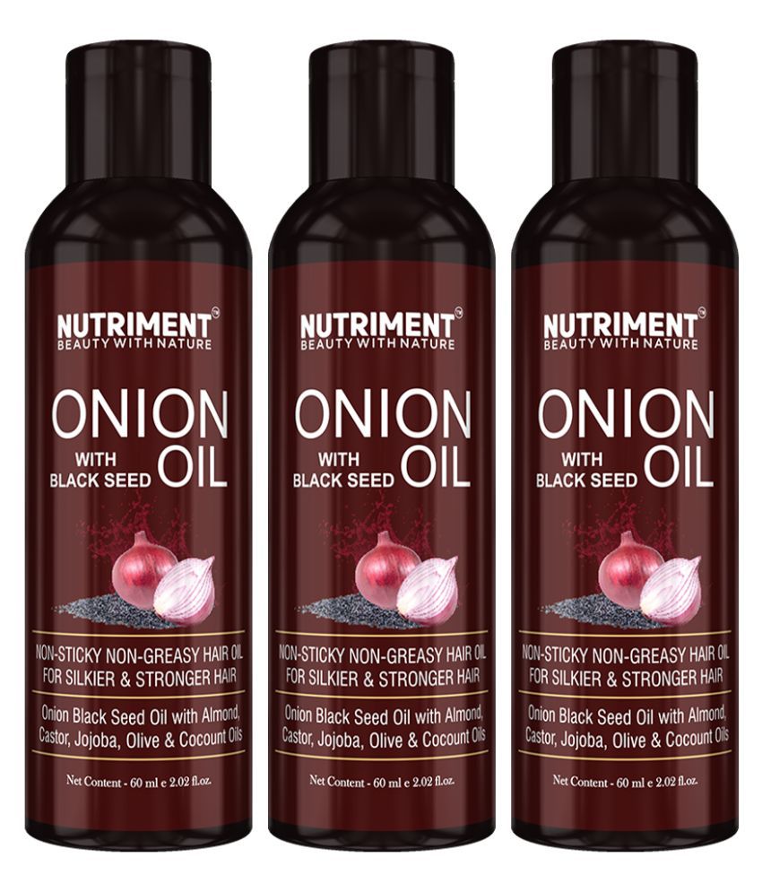 Nutriment - Hair Growth Onion Oil 60 ml ( Pack of 3 )