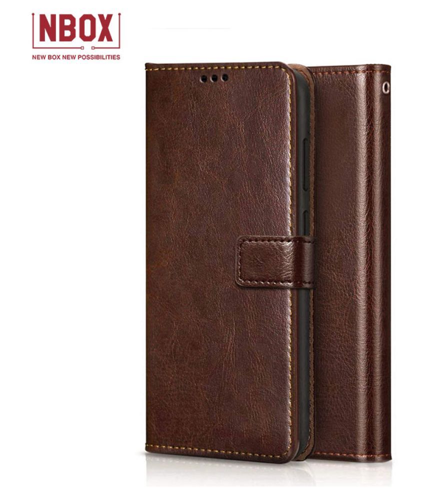Samsung Galaxy On5 Flip Mobile Cover by NBOX Brown