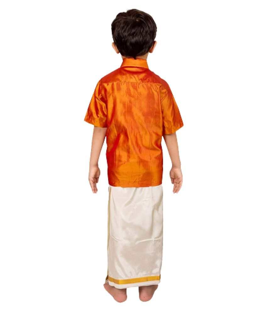 traditional dhoti and shirt