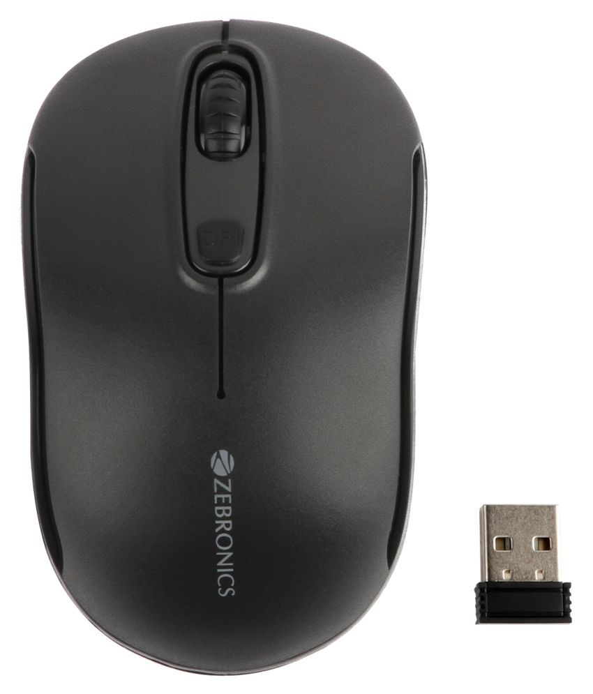 Zebronics Dash Plus Black Wireless Mouse