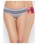 C9 Airwear Pack of 3 Nylon Striped Women's Briefs ( Multi Color )