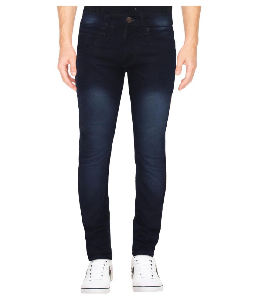     			Urban Legends Dark Blue Regular Fit Jeans