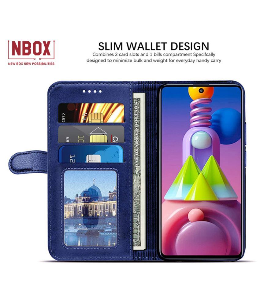 Buy Honor 20i Flip Mobile Cover by NBOX - Blue Online at Best Price in ...