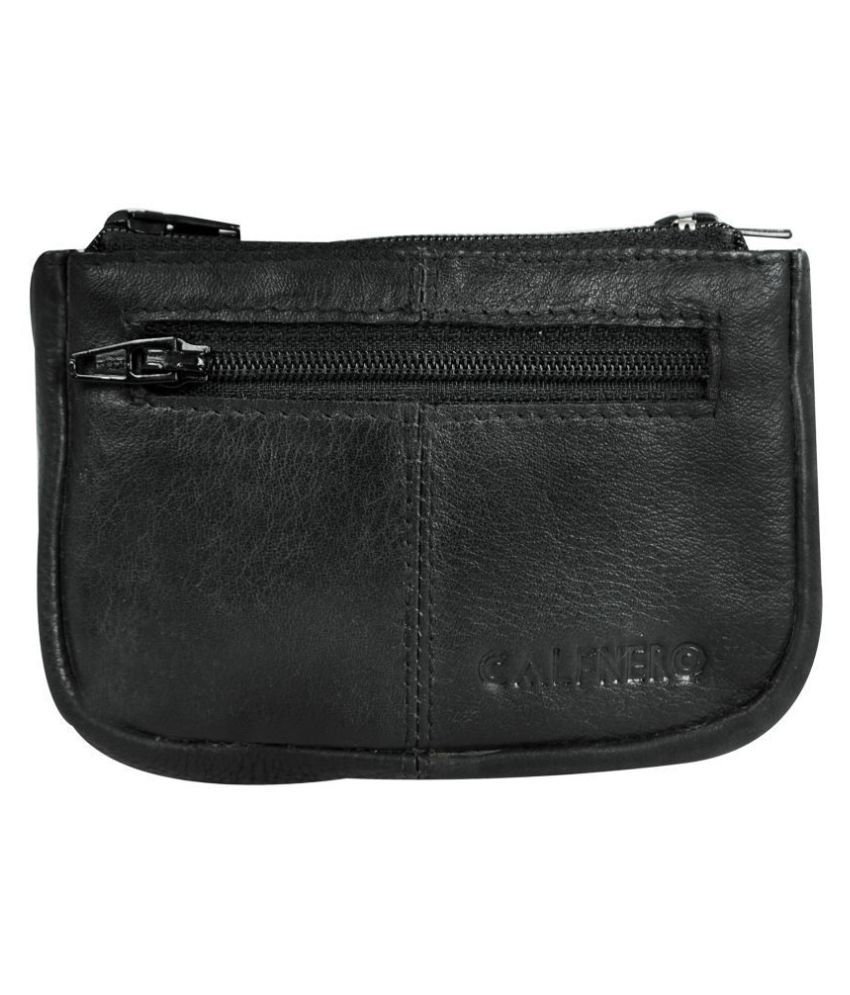     			Calfnero Genuine Leather Coin Wallet
