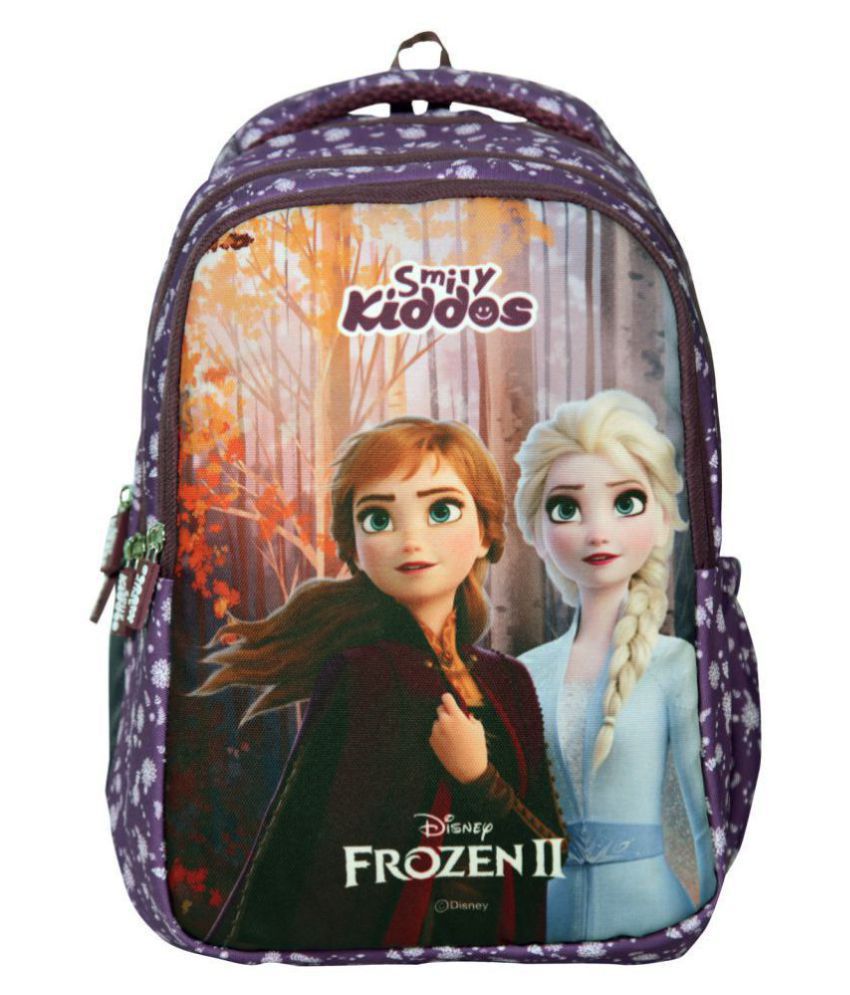 Smily Kiddos 25 Ltrs Purple School Bag for Boys & Girls