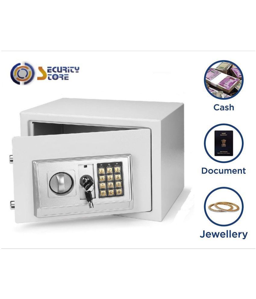 Buy White safe locker/ Digital Electronic Locker for Shops, Homes
