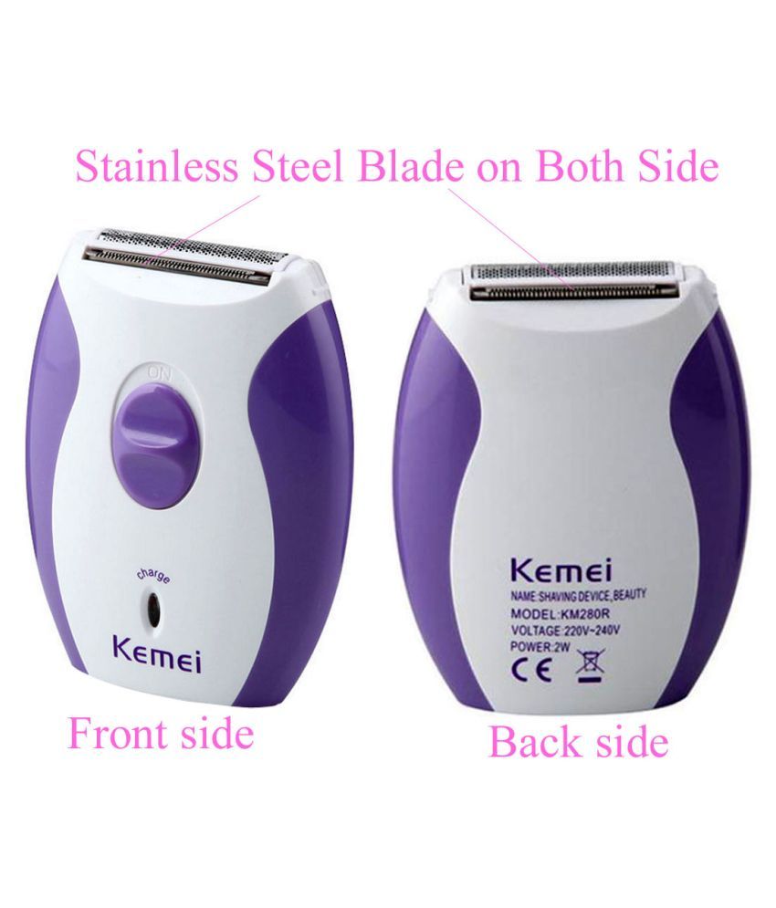 KT Kemei 2in1 Women Rechargeable Shaver Trimmer Painless Epilators Hair ...