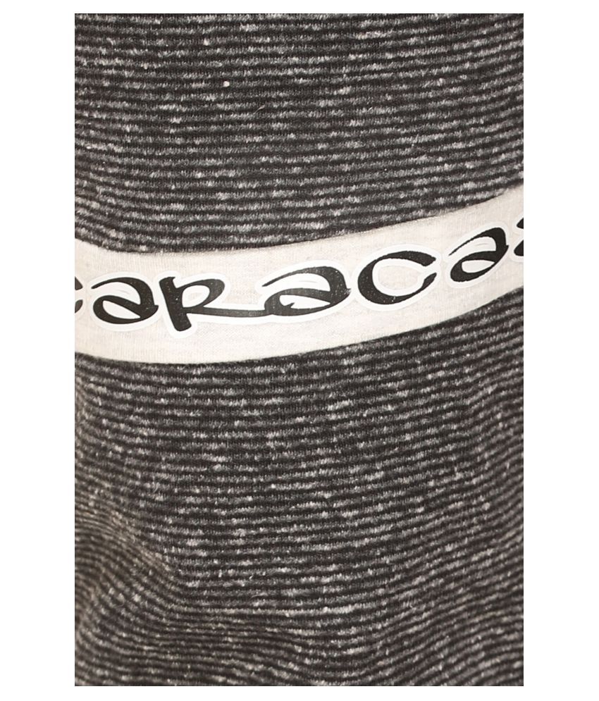 black fleece track pants