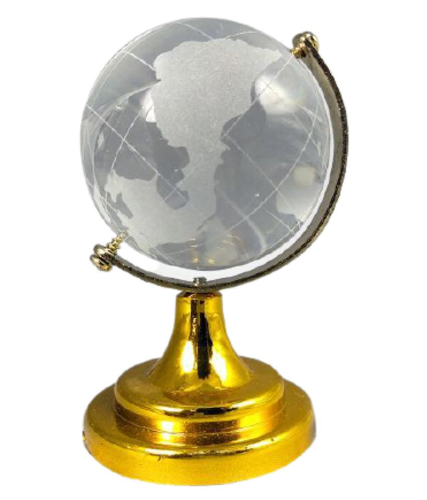 Feng Shui Vastu Crystal Globe [4 Inches] for Good Luck in all Spheres ...