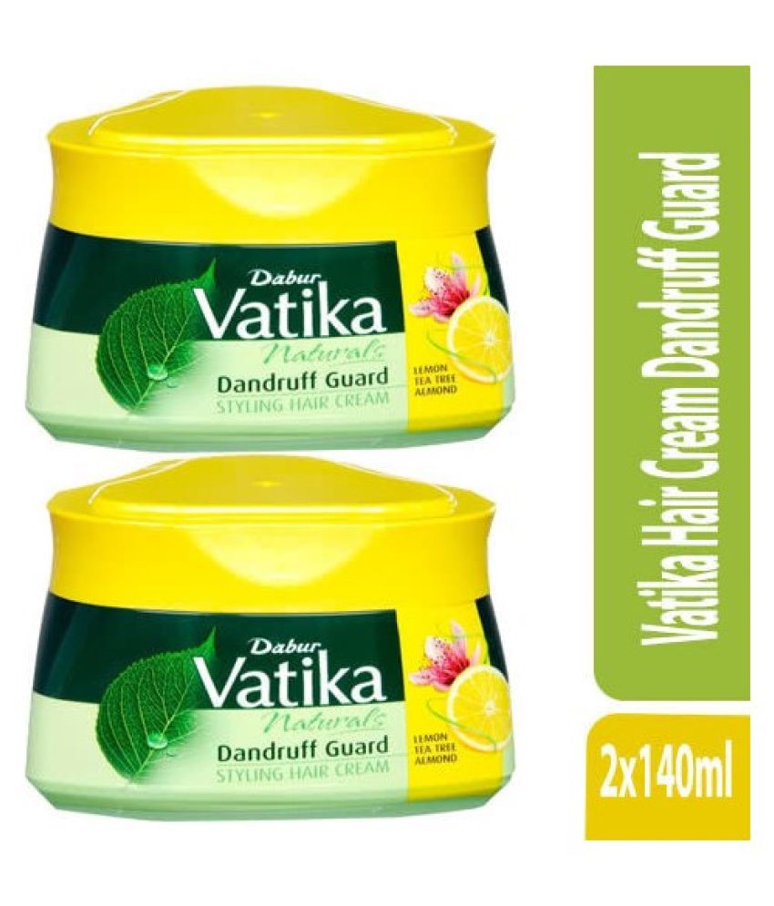 Dabur Vatika Naturals Hair Cream Dandruff Guard 2x140ml: Buy Dabur Vatika  Naturals Hair Cream Dandruff Guard 2x140ml at Best Prices in India -  Snapdeal