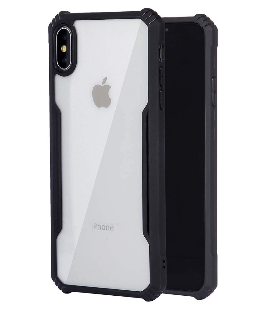    			Apple iphone X Shock Proof Case Kosher Traders - Black AirEdge Protection