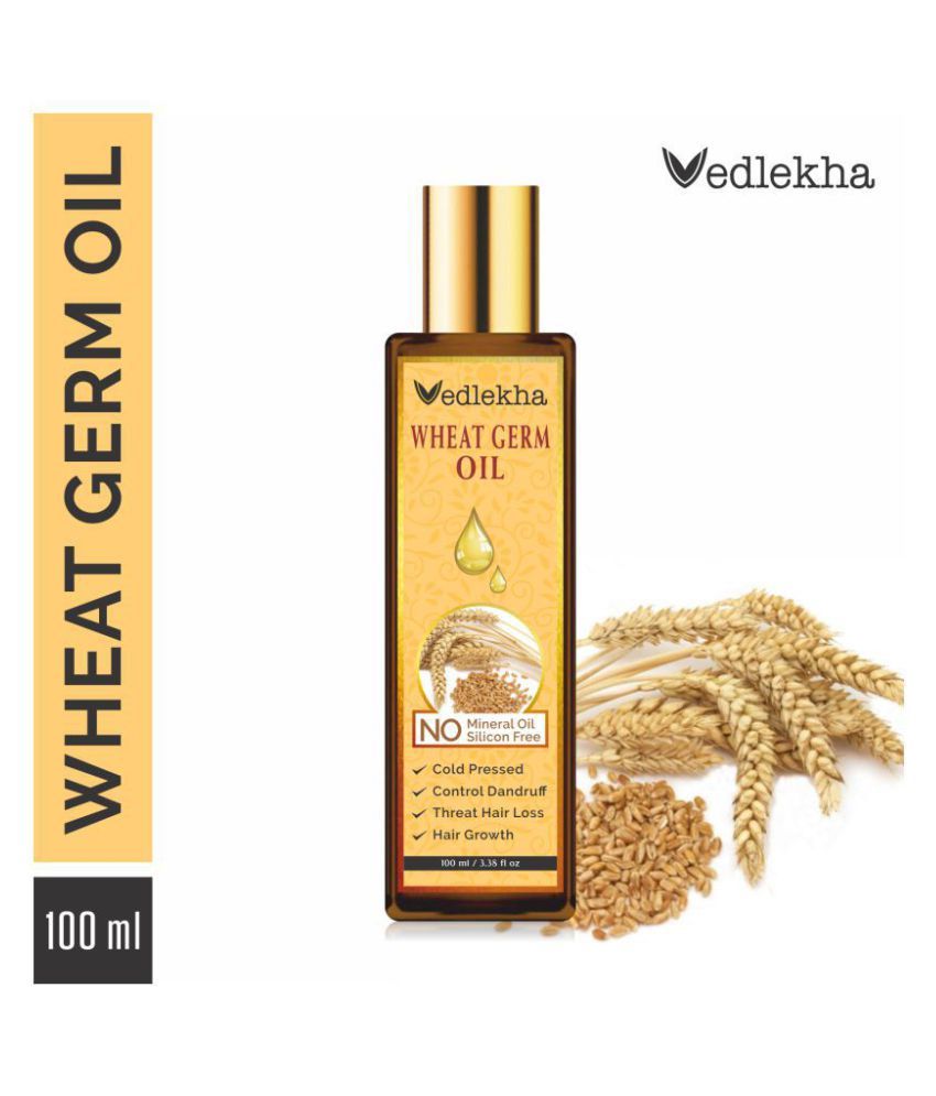     			Vedlekha 100% Pure & Natural Wheatgerm Oil For Hair Growth- 100 mL