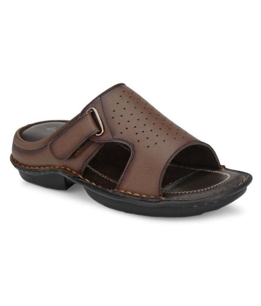     			softio Brown Flip Flops