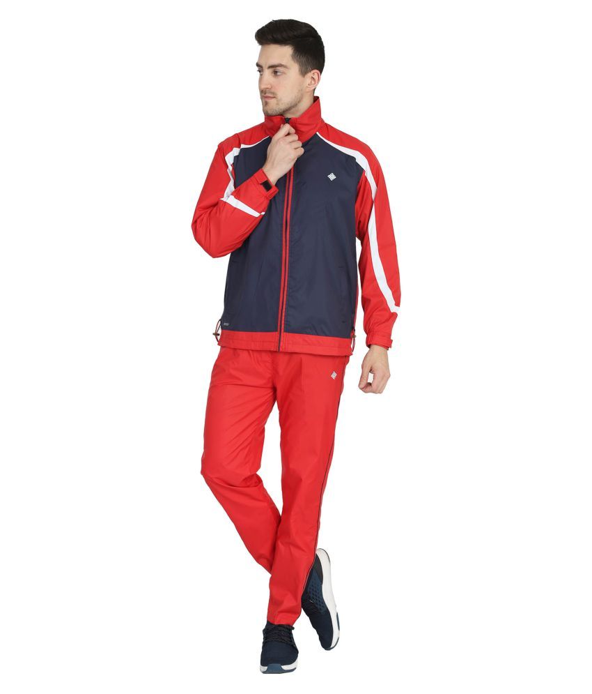 boys red tracksuit bottoms