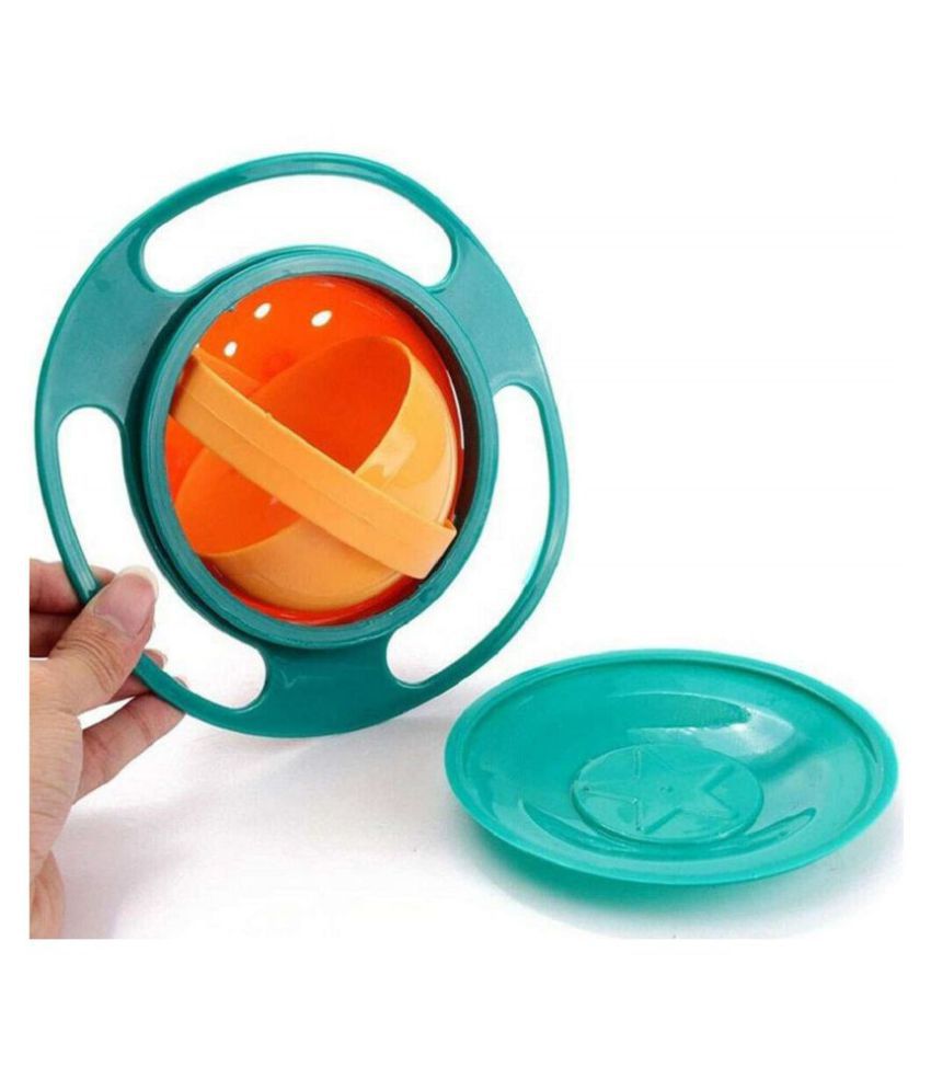 Universal Gyro Bowl Anti Spill Bowl Lisse 360 ​​degrés de Rotation gyroscopique Bowl pour bébé Enfants 