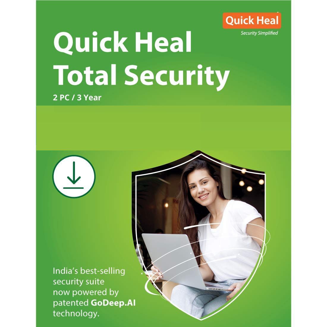     			Quick Heal Total Security Latest Version ( 2 PC / 3 Year ) - Activation Code-Email Delivery