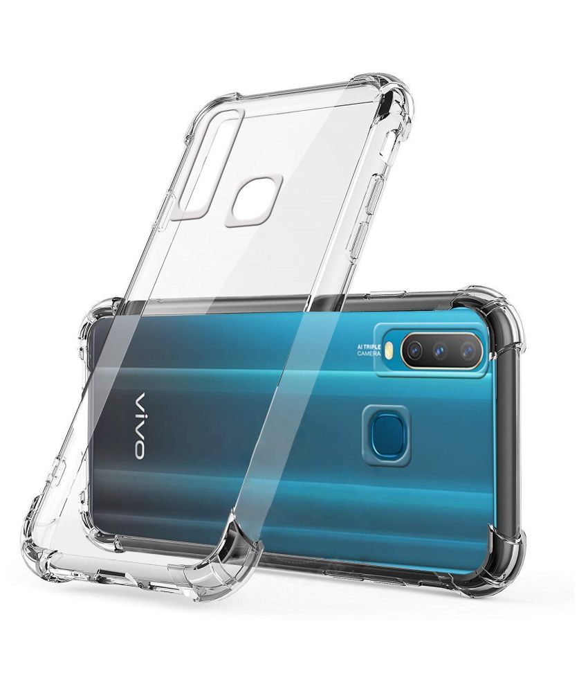     			Vivo Y15 Bumper Cases Kosher Traders - Transparent Premium Transparent Case