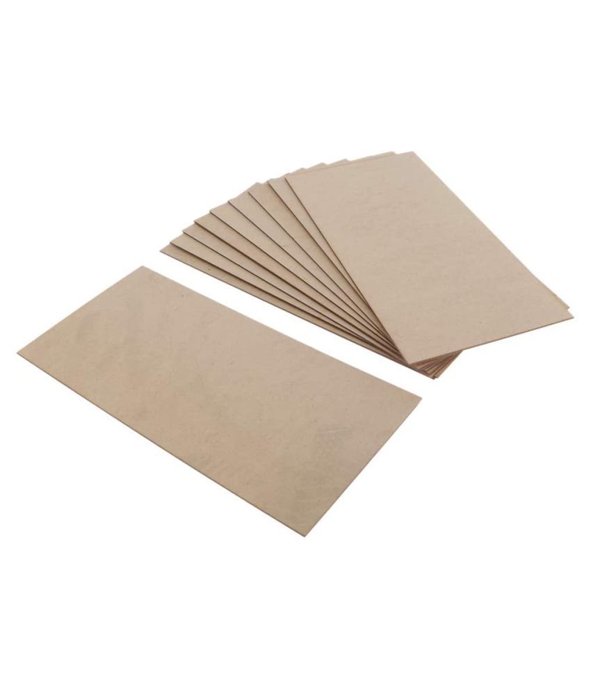 Whittlewud 10 Sheets 7 mm Thick 11 In x 14 In MDF Boards for Art and