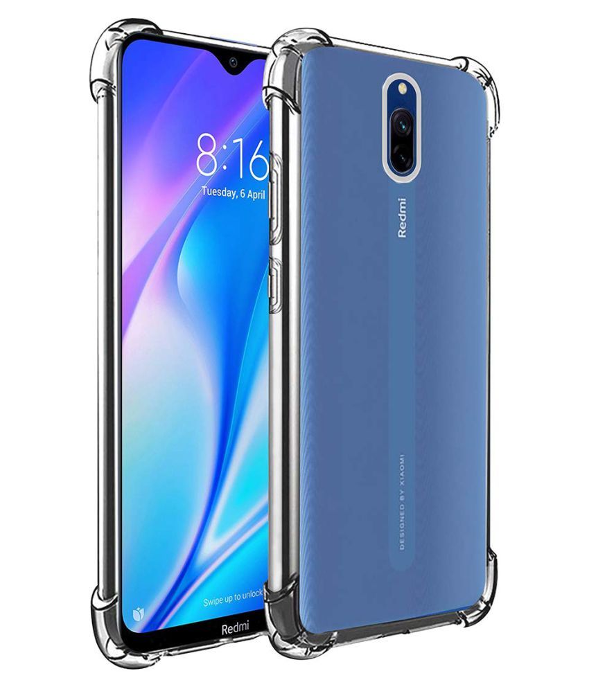     			Xiaomi Redmi 8A Bumper Cases Kosher Traders - Transparent Premium Transparent Case