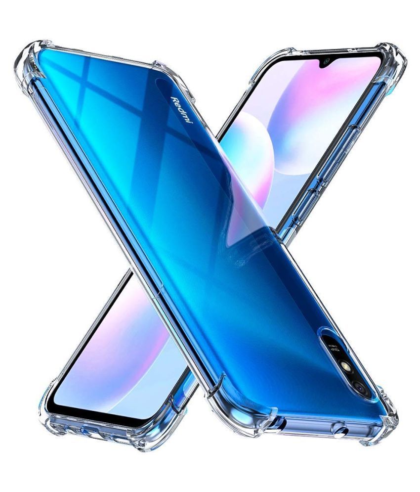     			Xiaomi Redmi 9A Bumper Cases Kosher Traders - Transparent Premium Transparent Case